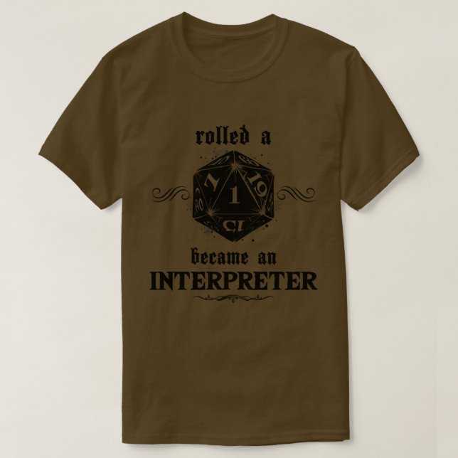 Unluck Roll Interpreter T-Shirt (Design vorne)