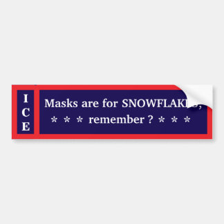 Unmask Ice Bumper Sticker