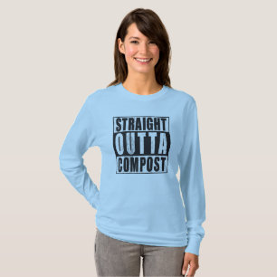 Unmittelbar am Compost Fun Womens Gardener T - Shi T-Shirt