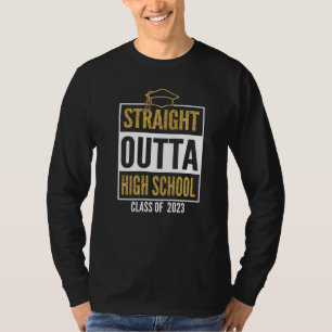 Unmittelbare Outta High School Abschluss Class 202 T-Shirt