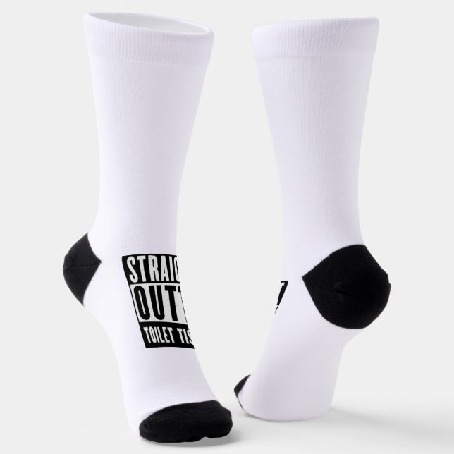 Unmittelbare Toilette Gewehrspende Funny Prepper G Socken (Gewinkelt)