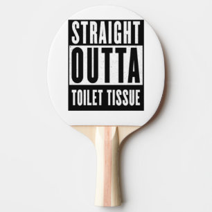 Unmittelbare Toilette Gewehrspende Funny Prepper G Tischtennis Schläger