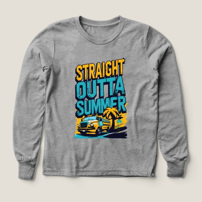 Unmittelbarer Sommer - Retro Zurück in die Schule (Design Vorderseite)