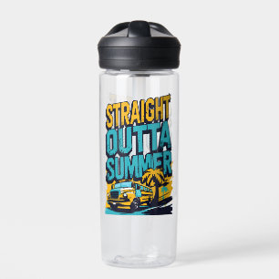 Unmittelbarer Sommer - Retro Zurück in die Schule Trinkflasche