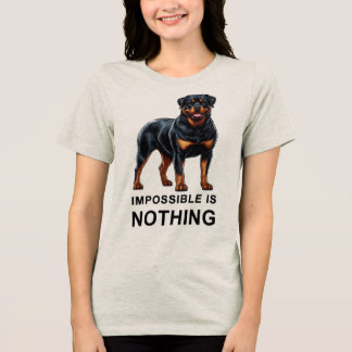 Unmöglich ist Nichts, Rottweiler Tri-Blend Shirt