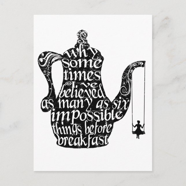 Unmögliche Dinge Postkarte (Vorderseite)