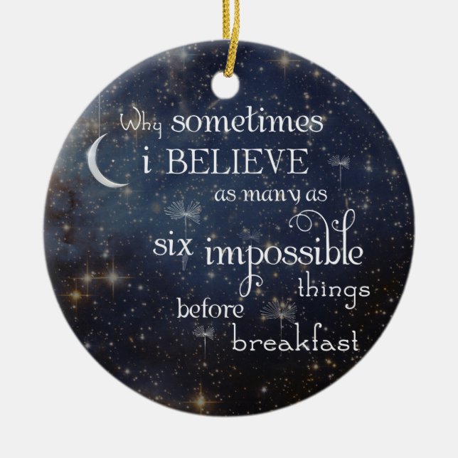 Unmögliche Dinge Sterne Ornament (Vorne)