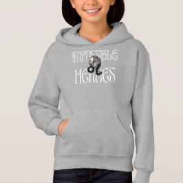 Unmögliche Helden mit einem Löwen Hoodie