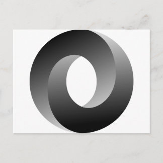 Unmögliche optische Circle-Illusion Postkarte