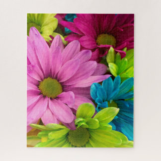 Unmögliches Puzzle - farbenfrohe Blume