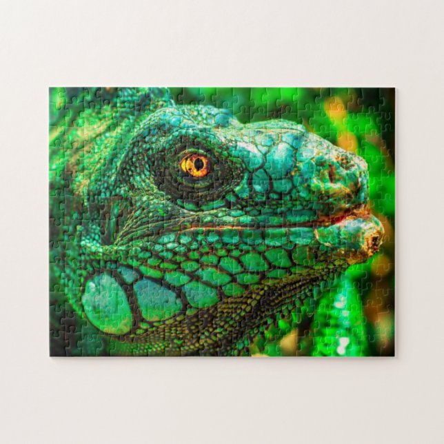 Unmögliches Puzzle - Iguane (Horizontal)
