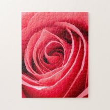 Unmögliches Puzzle - Makro-Rose