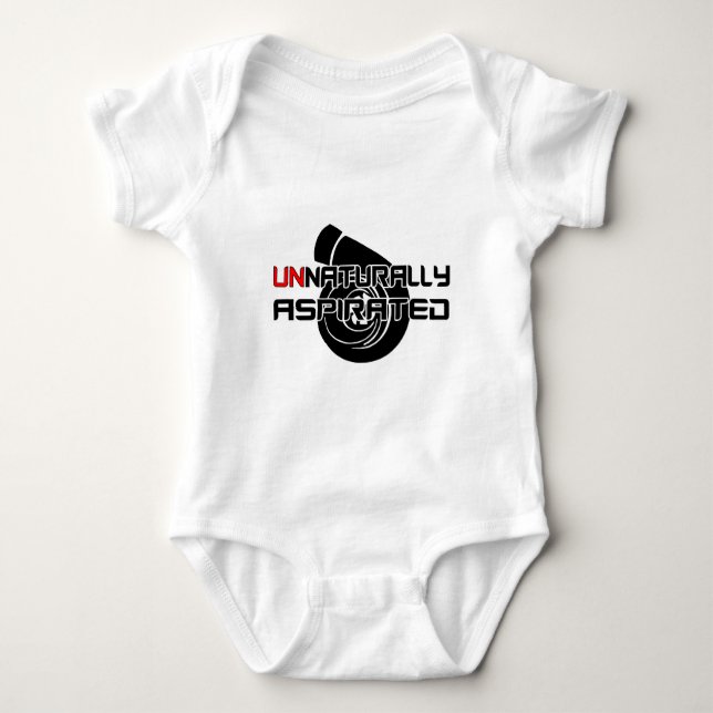 Unnatürlich angesogen baby strampler (Vorderseite)