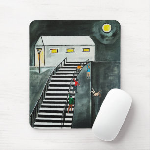 Unnötige Schritte Malerei von Alfred Fox Mousepad