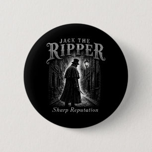 Unny Jack The Ripper Scharfer Ruf Gothic Button