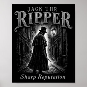 Unny Jack The Ripper Scharfer Ruf Gothic Poster