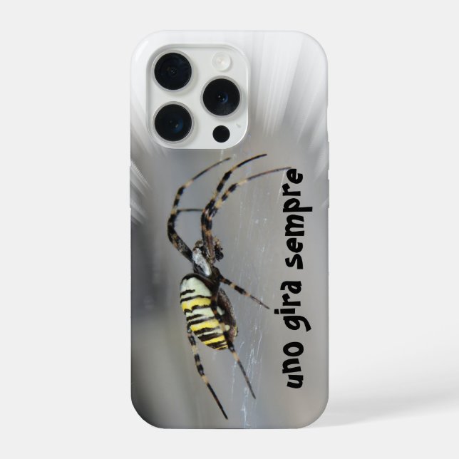 uno gira sempre iPhone Hüllen 15 Pro Hülle (Rückseite)