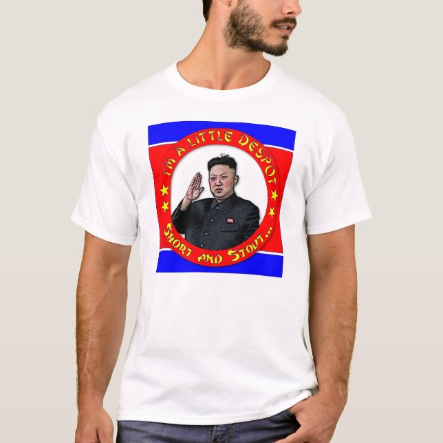 UNO Kim-Jong - ich bin ein kleiner Despot, kurz T-Shirt (Vorderseite)