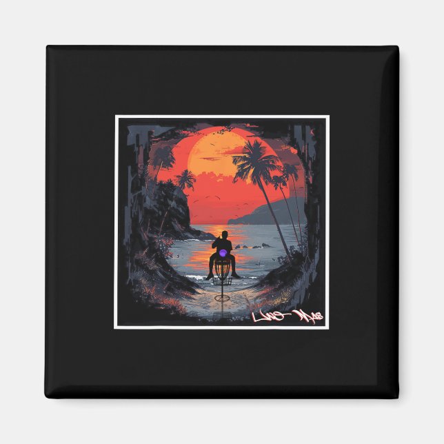 Uno Mas - Disc Golf  Magnet (Vorne)