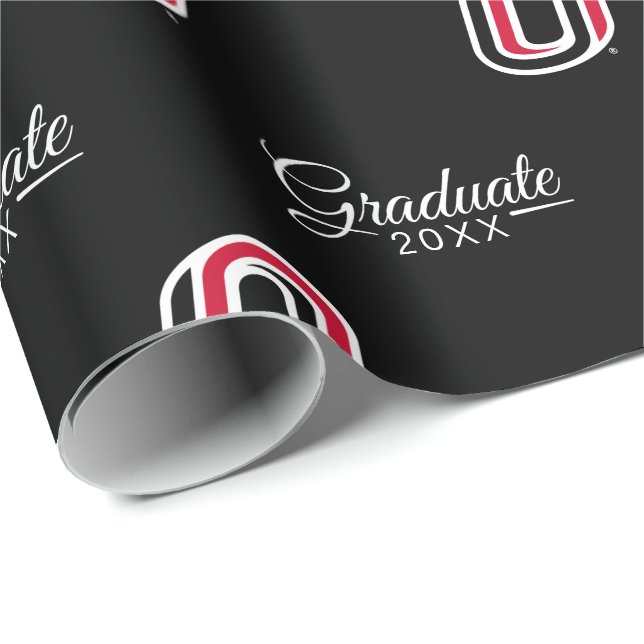 UNO Mavericks Graduate Geschenkpapier (Rolleneckpunkt)