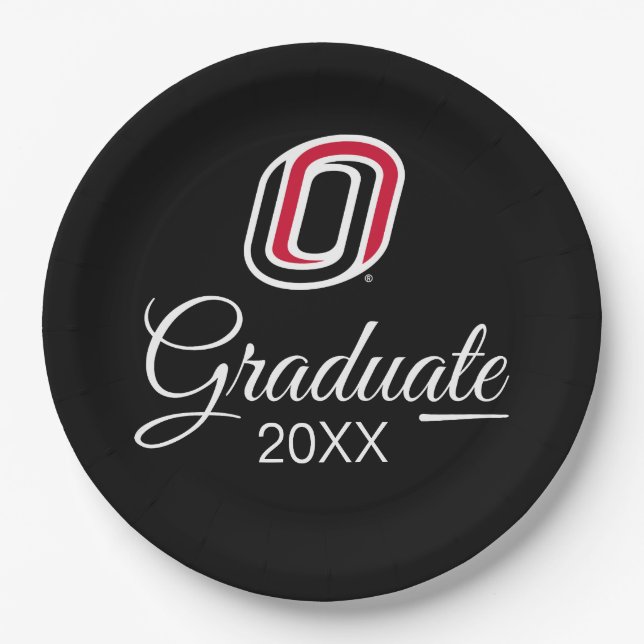 UNO Mavericks Graduate Pappteller (Vorderseite)