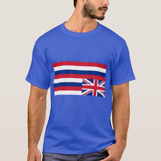 Unoccupy Hawaii Fahne T-Shirt (Vorderseite)