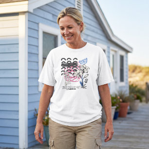 Unordentliche Balance – Eklektische botanische Col T-Shirt