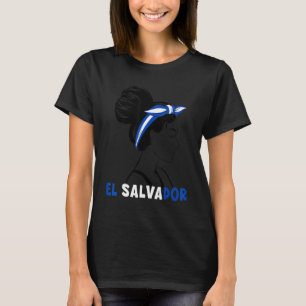 Unordentliche Banane El Salvador-Flagge Salvadoria T-Shirt