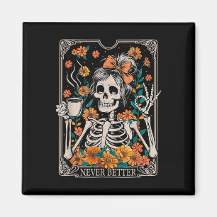 Unordentliche Bun Kaffee Liebhaber Niemals Bessere Magnet