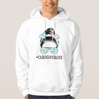 Unordentliche Frisur Pflegende Leben Krankenpflege Hoodie