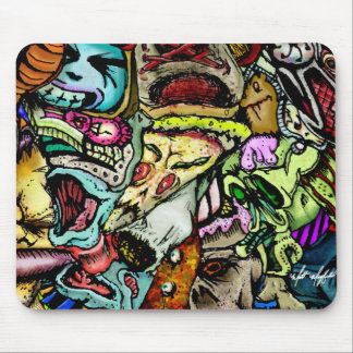 Unordentliche Mausunterlage Mousepad