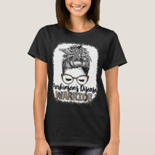 Unordentlicher Dutt Parkinson-Krankheit Kämpfer T-Shirt