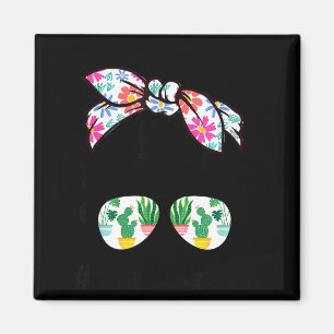 Unordentlicher Dutt Pflanzen-Mama-Mom-Leben Pflanz Magnet