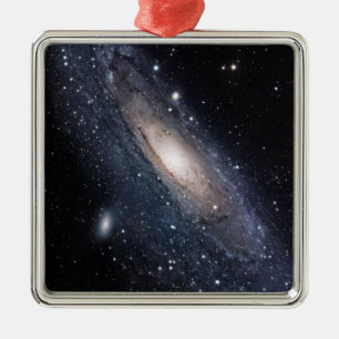 Unordentlichere 31, die große Galaxie im Andromed Silbernes Ornament