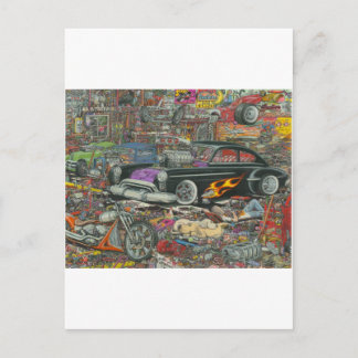 Unorganisiertes Bliss Postkarte