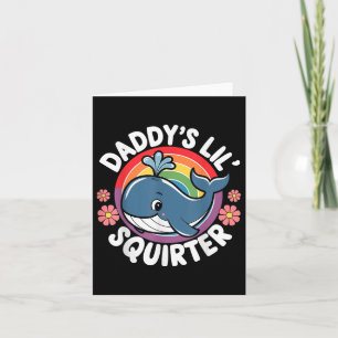 Unpassendes Funny Daddys Lil Squirter Embarring Karte