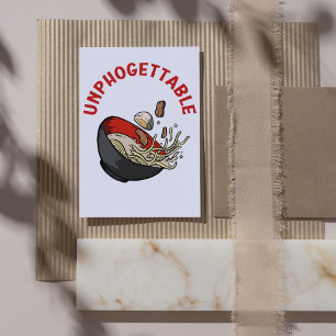 Unphogettable - Vietnamesischer Pho Food Pub Karte