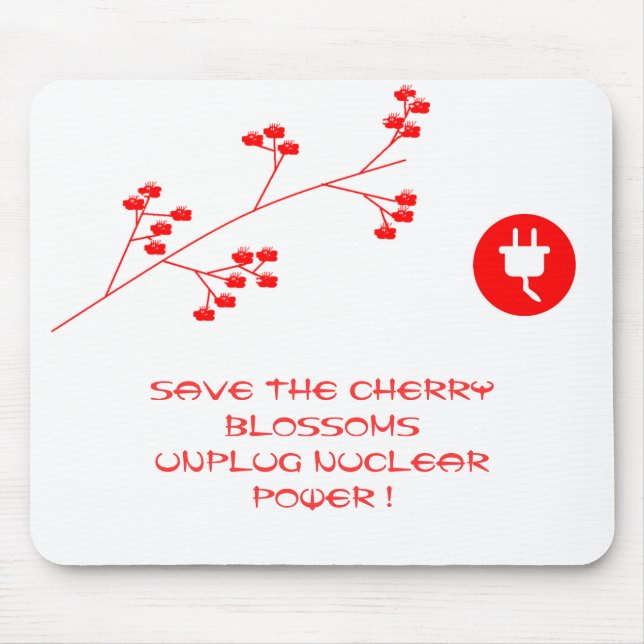 UNPLUG NUKLEARER POWER MOUSEPAD (Vorne)