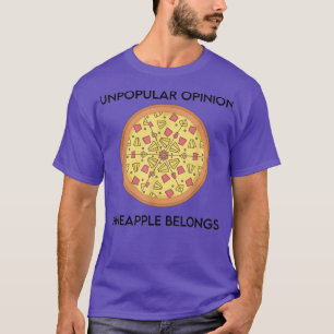 Unpopuläre Meinung Ananas gehört lustige Ananas T-Shirt