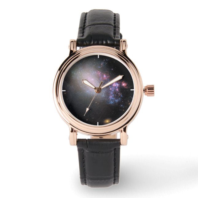 Unregelmäßige Galaxy Ngc 4485 Armbanduhr (Vorderseite)