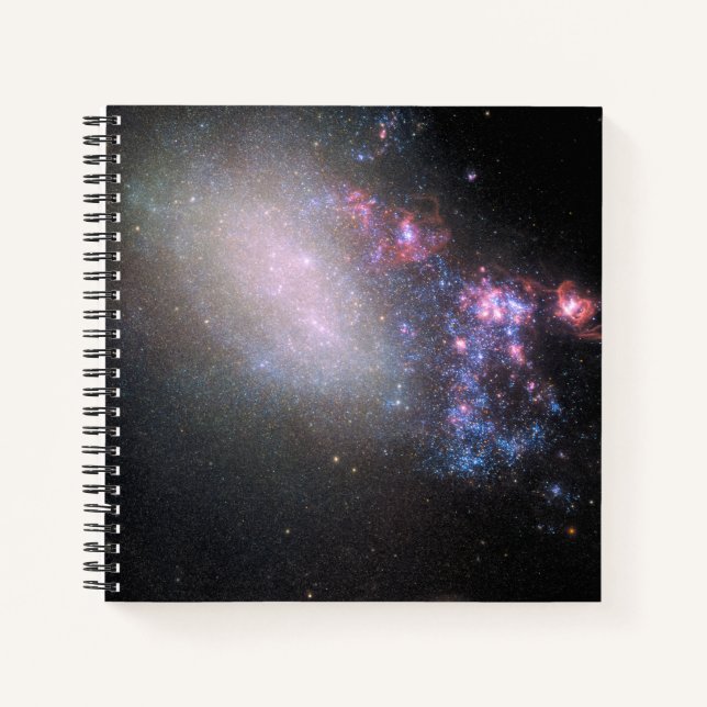 Unregelmäßige Galaxy Ngc 4485 Notizbuch (Vorderseite)