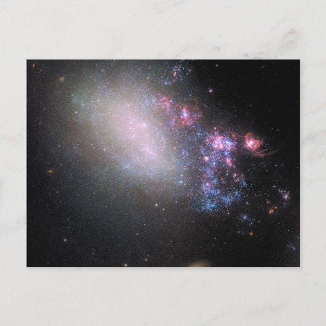 Unregelmäßige Galaxy Ngc 4485 Postkarte (Vorderseite)