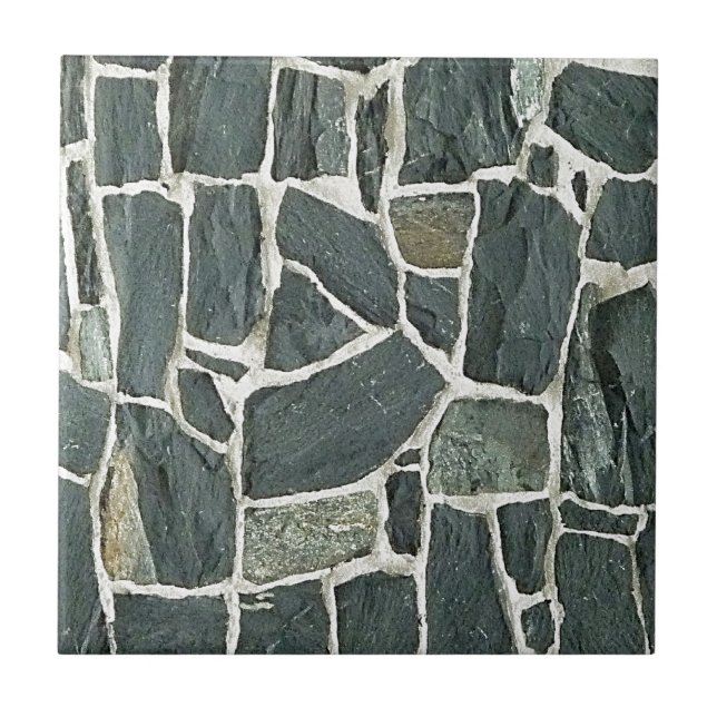 Unregelmäßige Stein-Wand-Beschaffenheit Fliese (Vorderseite)