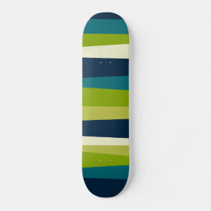 Unregelmäßige Streifen 01 Skateboard