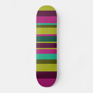 Unregelmäßige Streifen 04 Skateboard