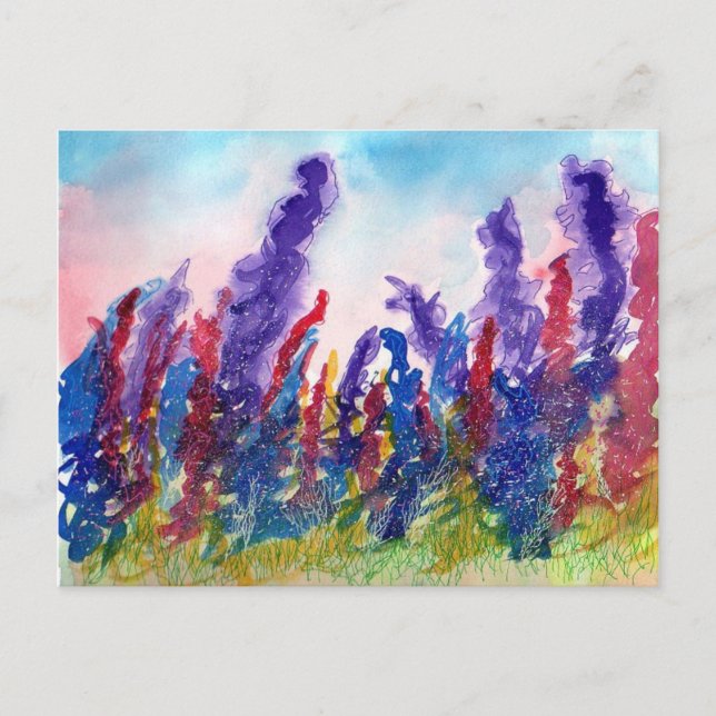 Unregelmäßiger Spaß Postkarte (Vorderseite)