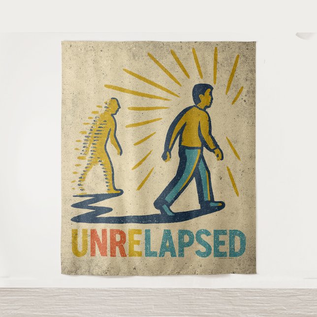 Unrelapsed - Medium (50" x 60") Tapestry Wandteppich (Vorderseite)