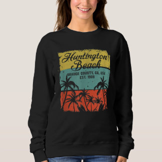 Unruhige Vintage Huntington Beach Surfboar Sweatshirt