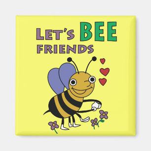 Uns gelassen Bienen-Freund-Magnet Magnet