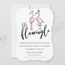 Uns gelassen Flamingle Flamingo ausgebogte
